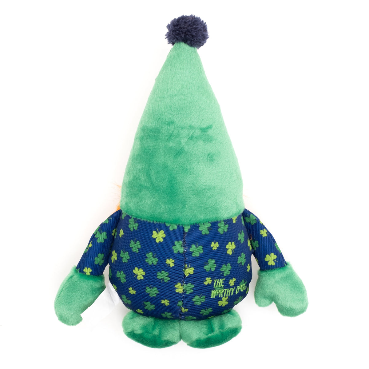 Luck O' the Irish Gnome Dog Toy – Green, Sizes S, L