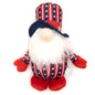 Uncle Sam Gnome Dog Toy – Red/White/Blue, Sizes S, L
