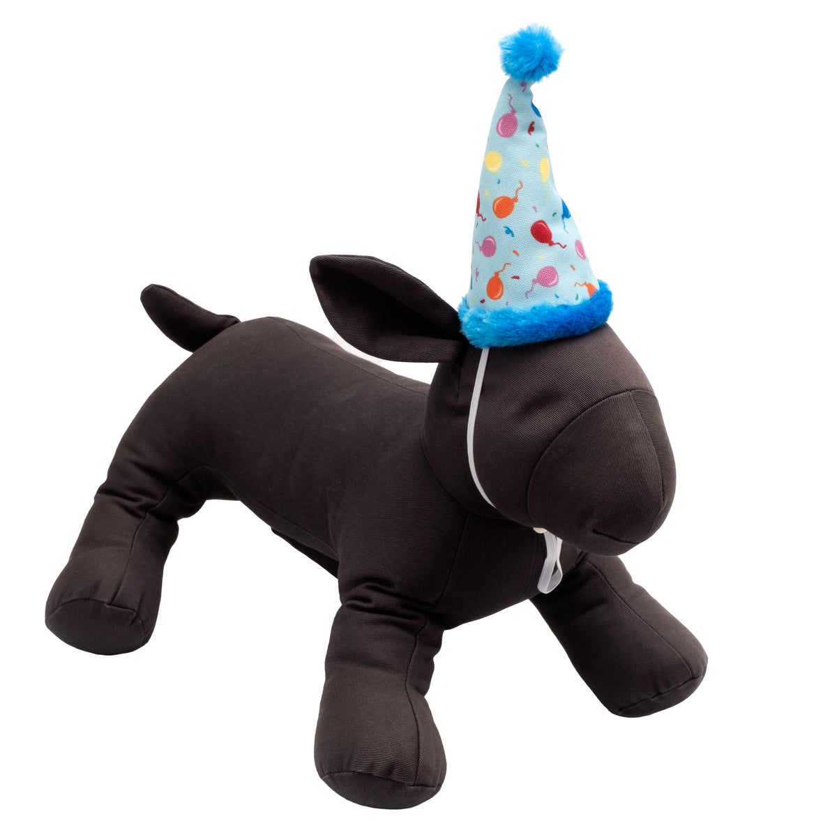 Birthday Party Dog Hat – Nylon, Blue & Pink, Sizes S, L