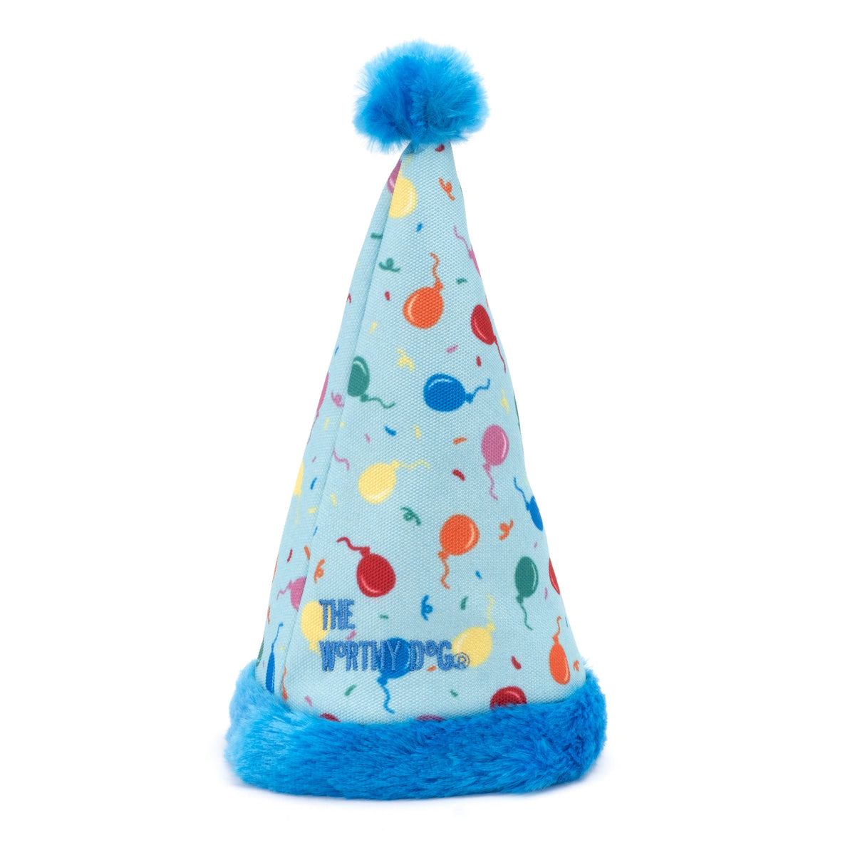 Birthday Party Dog Hat – Nylon, Blue & Pink, Sizes S, L