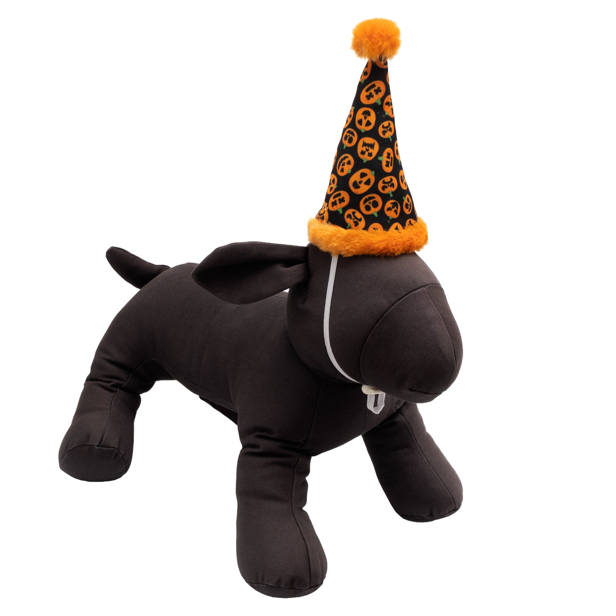 Trick or Treat Party Dog Hat – Nylon, Black, Sizes S, L