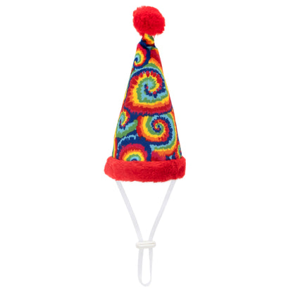 Party Hearty Party Dog Hat – Nylon, Multicolored, Sizes S, L