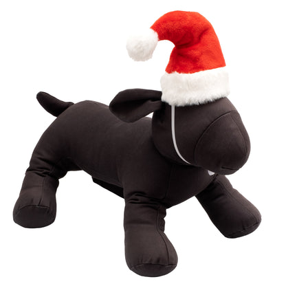 Ho Ho Ho Party Dog Hat – Polyester, Red, Sizes S, L