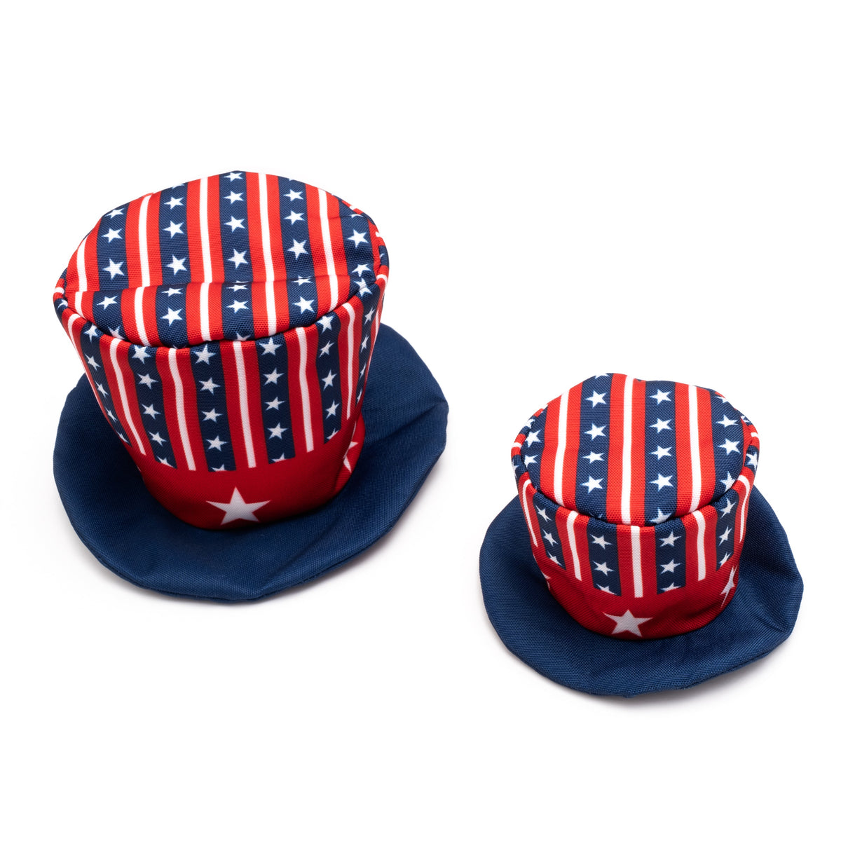 Uncle Sam Party Dog Hat – Nylon, Red/White/Blue, Sizes S, L