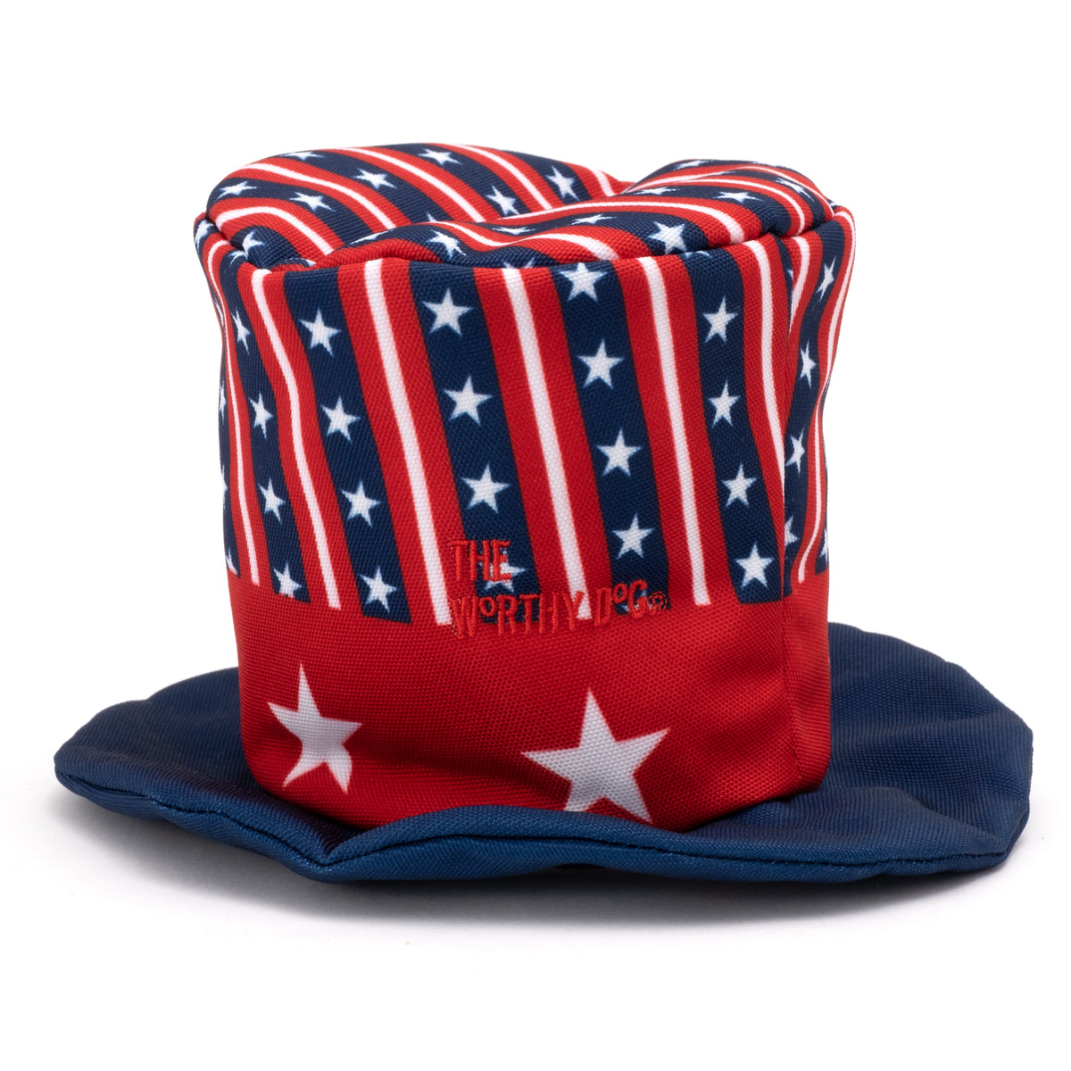 Uncle Sam Party Dog Hat – Nylon, Red/White/Blue, Sizes S, L