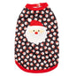 Tossed Santa Dog Tank Top – Cotton, Black, Sizes XS–XXL