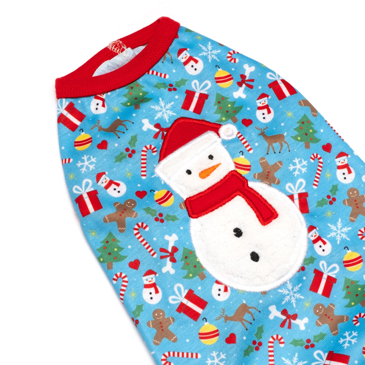 Winter Wonderland Dog Tank Top – Cotton, Blue, Sizes XS–XXL