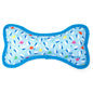 Blue Birthday Boy Bone Squeaky Dog Toy in blue, main product view