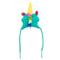 Unicorn Dog Hat – Acrylic, Turquoise, Sizes XS–L