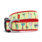 Holiday Cheer Dog Collar – Green, Sizes XS–XL