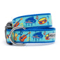 Music Dog Collar – Blue, Sizes XS–XL