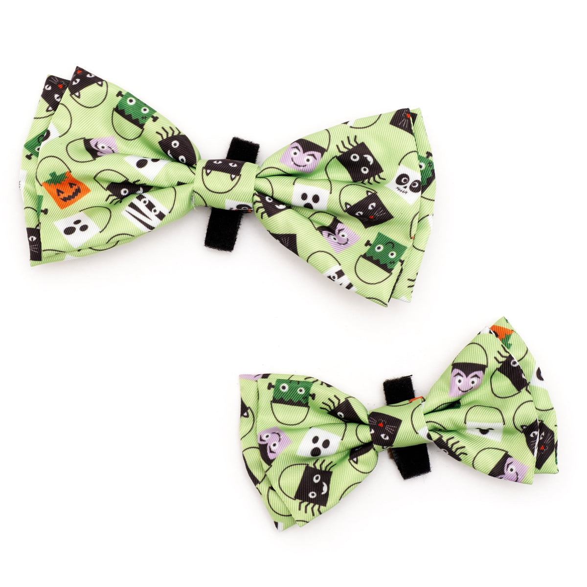 Tricks for Treats Dog Bow Tie – Polyester, Lime, Sizes S, L