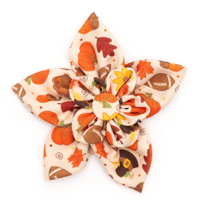 Fallelujah Dog Flower – Polyester, Beige, Sizes S, L