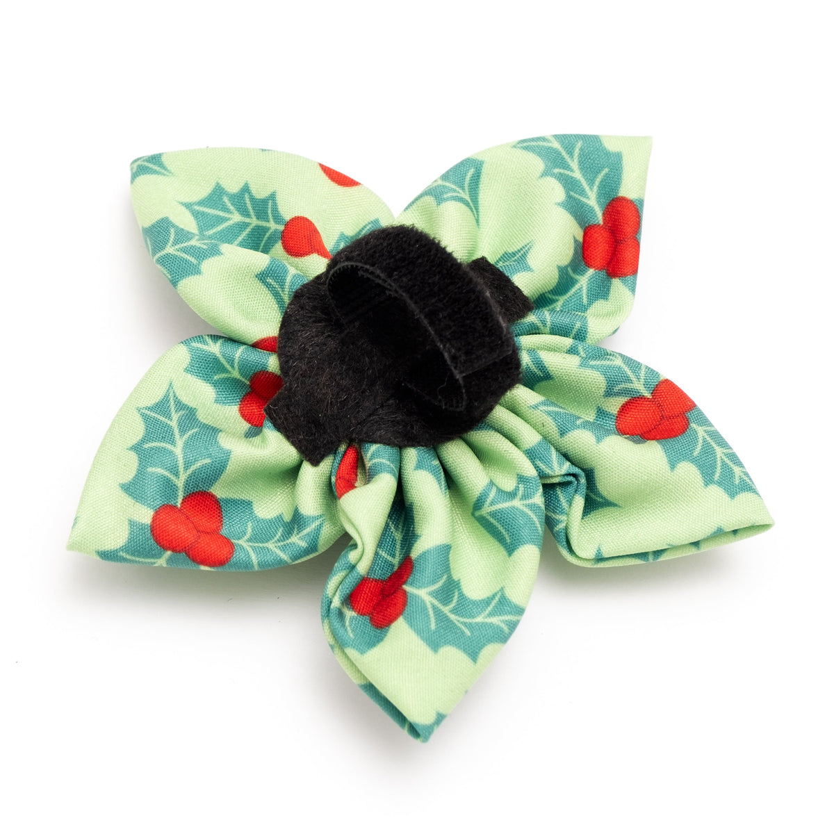 Holly Dog Flower – Polyester, Green, Sizes S, L