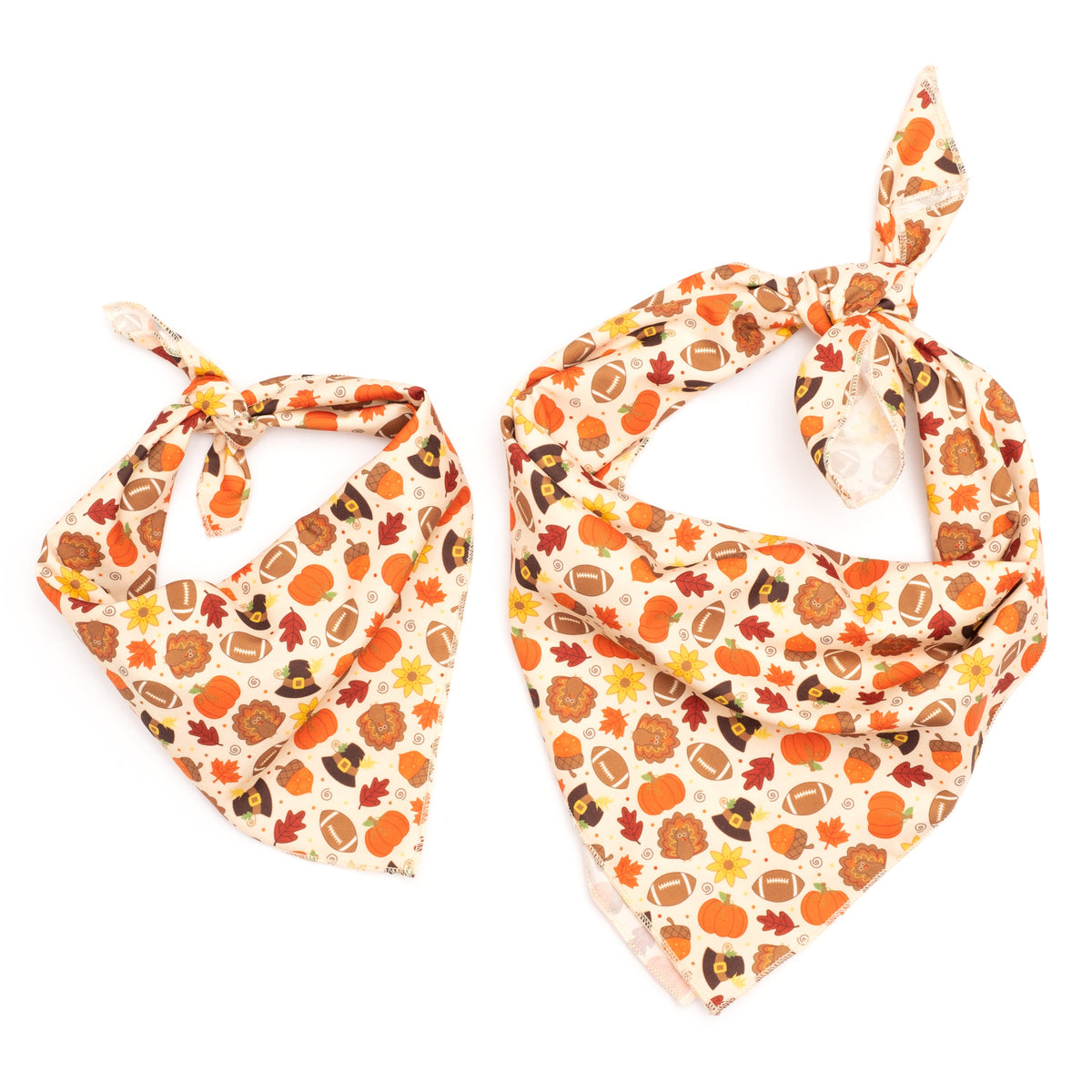 Fall Pumpkin Dog Bandana, beige, product view 2