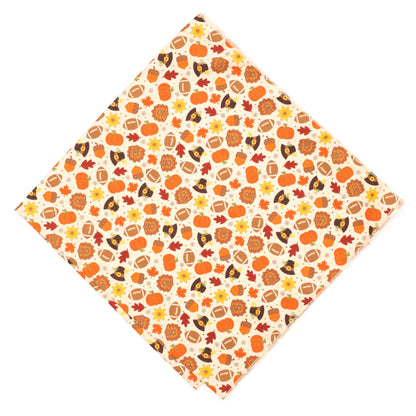 Fall Pumpkin Dog Bandana, beige, product view 3
