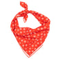 Let it Snow Dog Bandana – Polyester, Red, Sizes S, L