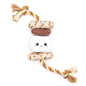 S’mores Squeaky Dog Toy in beige, main product view