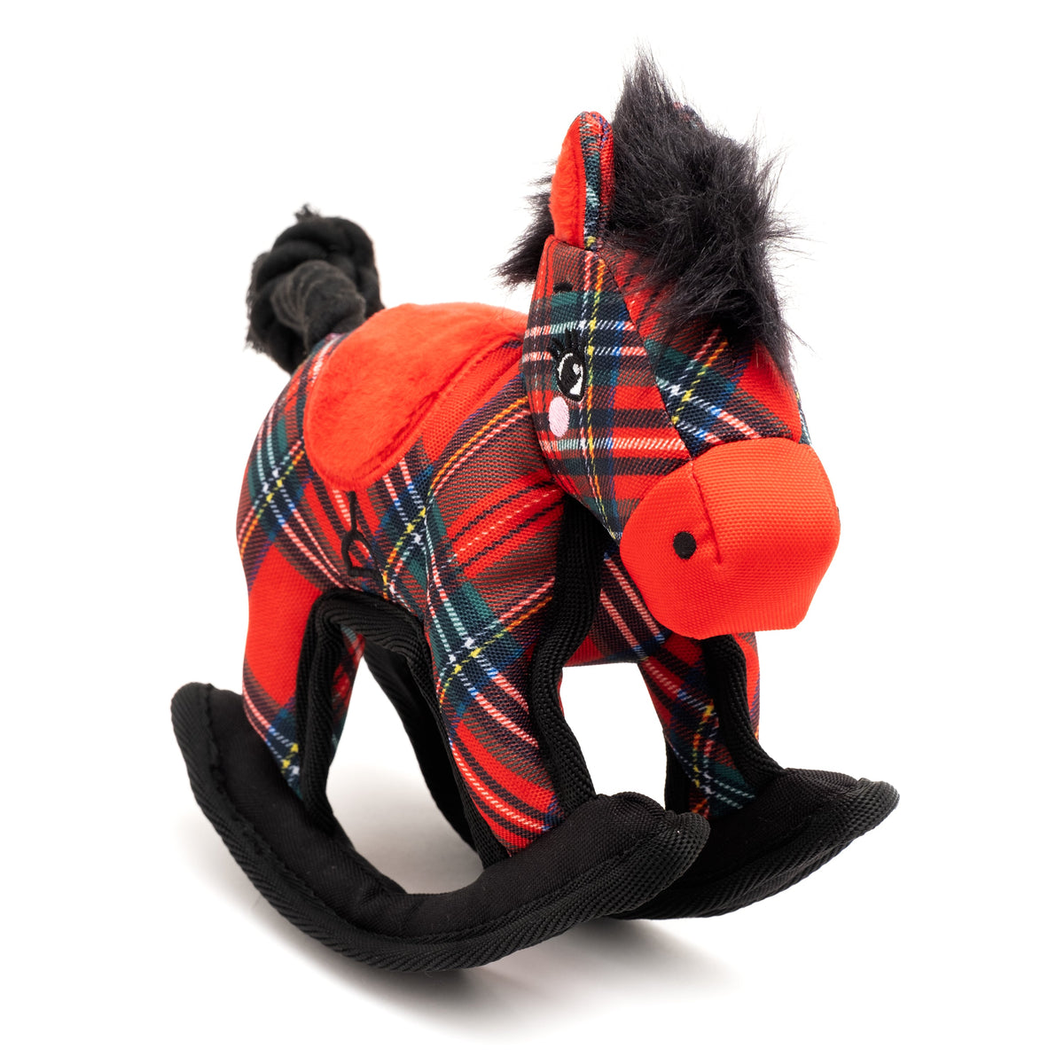 Rocking Horse Dog Toy – Red, Size One Size