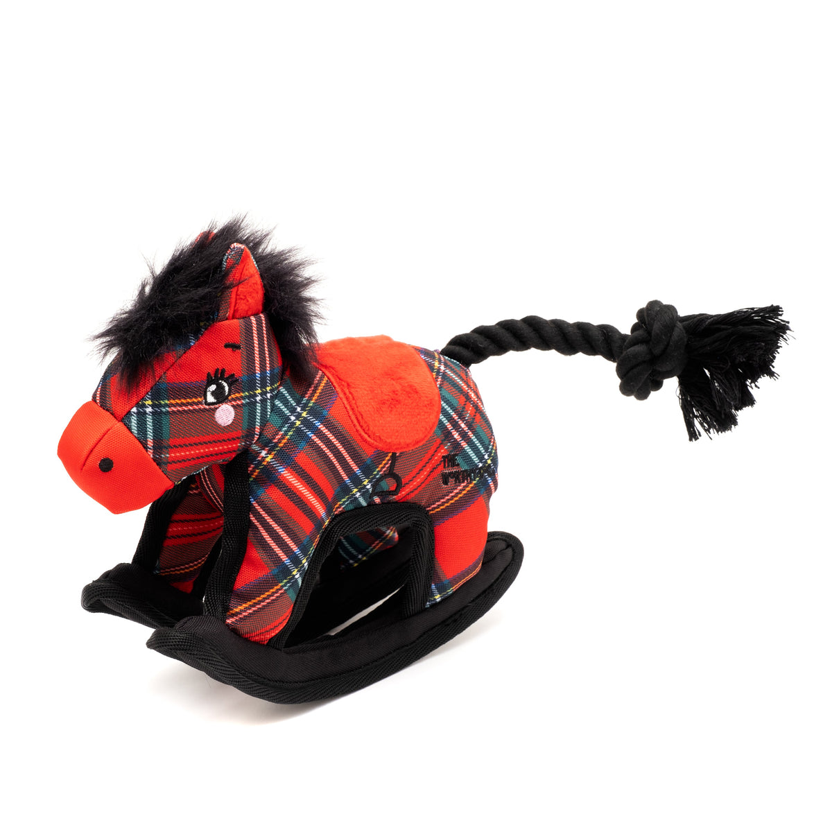 Rocking Horse Dog Toy – Red, Size One Size
