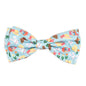 Hoppy Easter Dog Bow Tie – Polyester, Blue, Sizes S, L