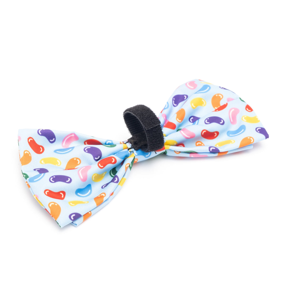 Jelly Beans Dog Bow Tie – Polyester, Blue, Sizes S, L