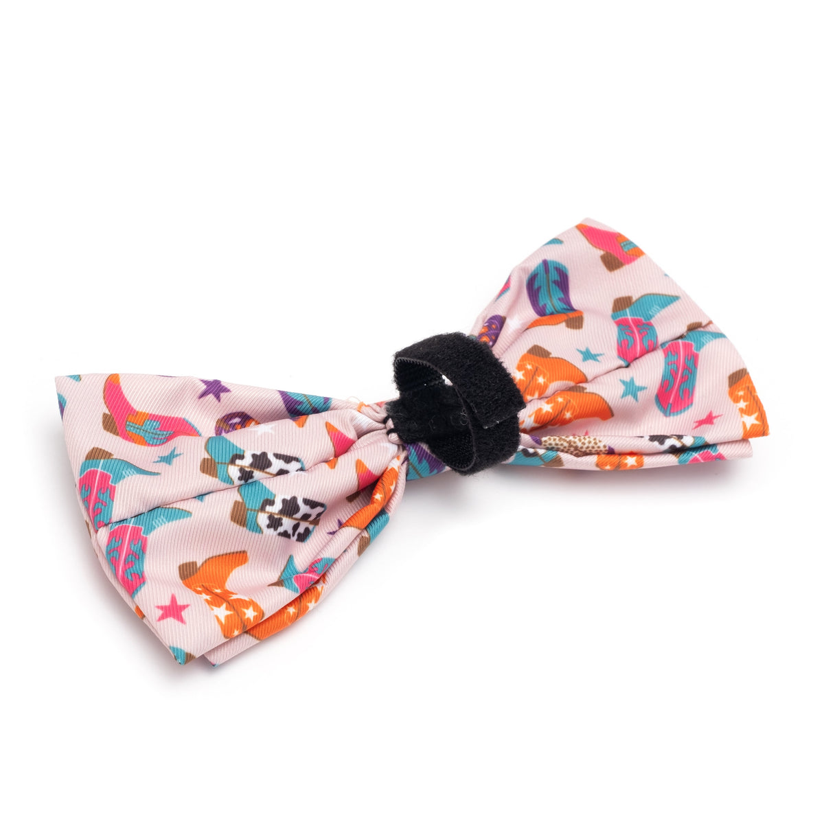 Wild Wild West Dog Bow Tie – Polyester, Beige, Sizes S, L