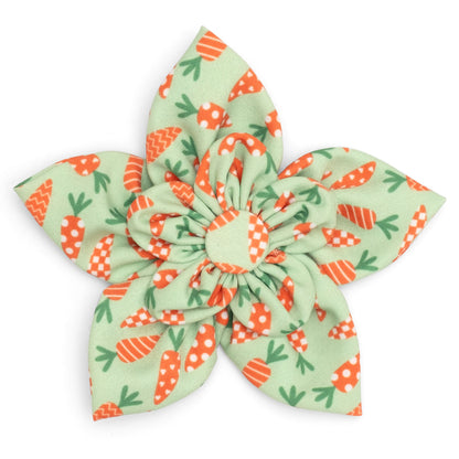 Crazy Carrots Dog Flower – Polyester, Green, Sizes S, L