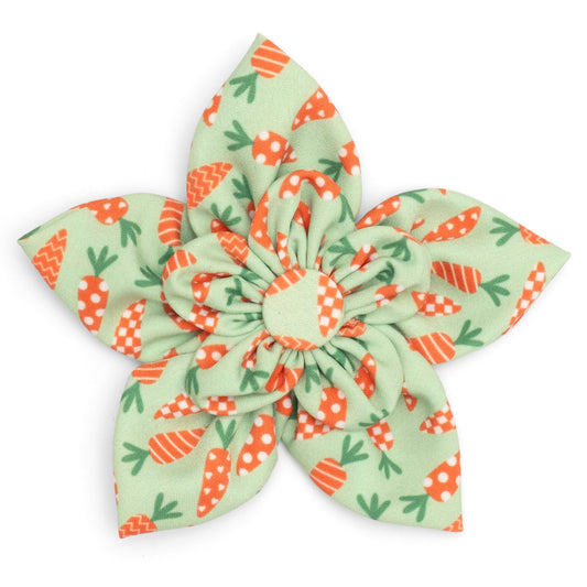 Crazy Carrots Dog Flower – Polyester, Green, Sizes S, L