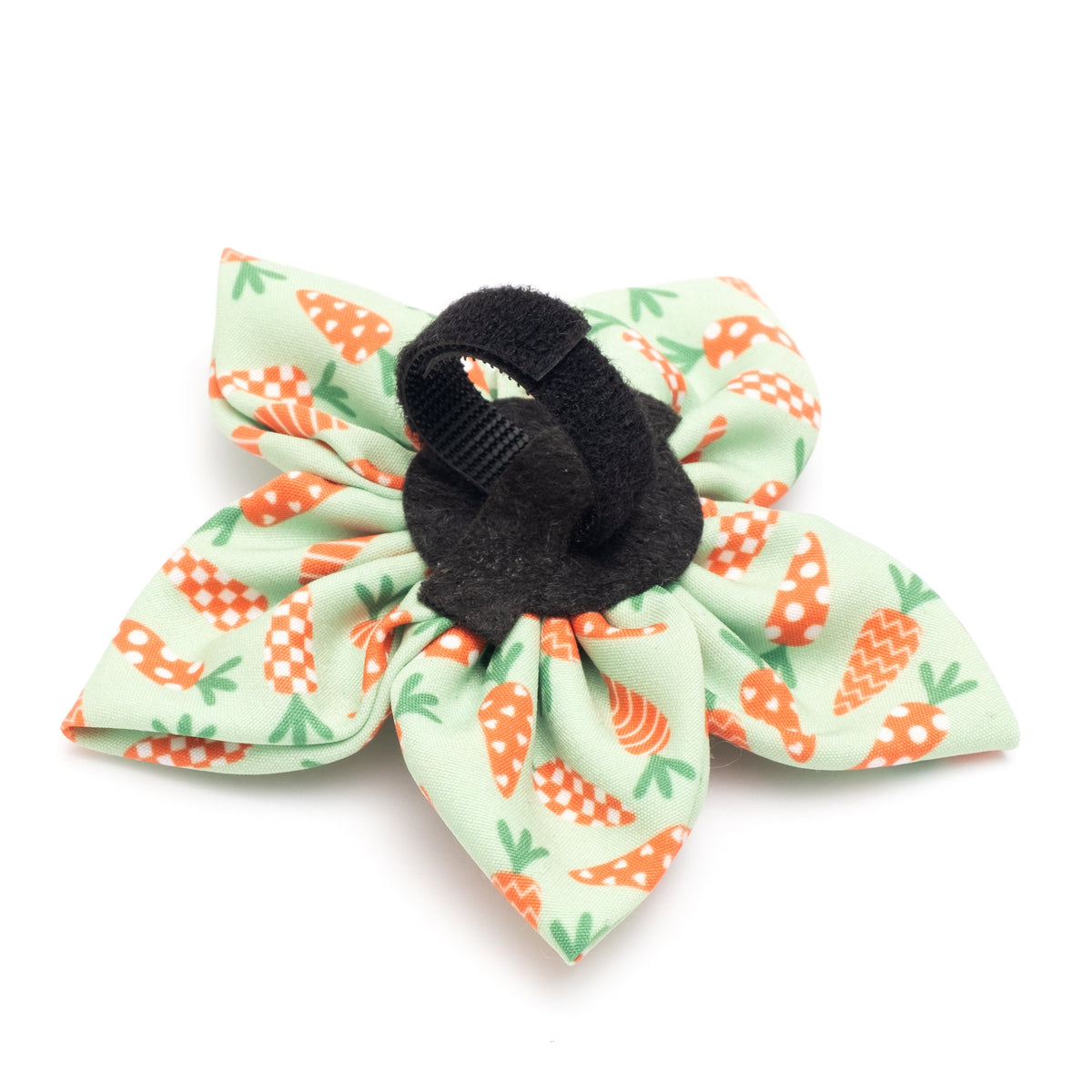 Crazy Carrots Dog Flower – Polyester, Green, Sizes S, L