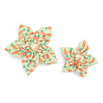 Crazy Carrots Dog Flower – Polyester, Green, Sizes S, L