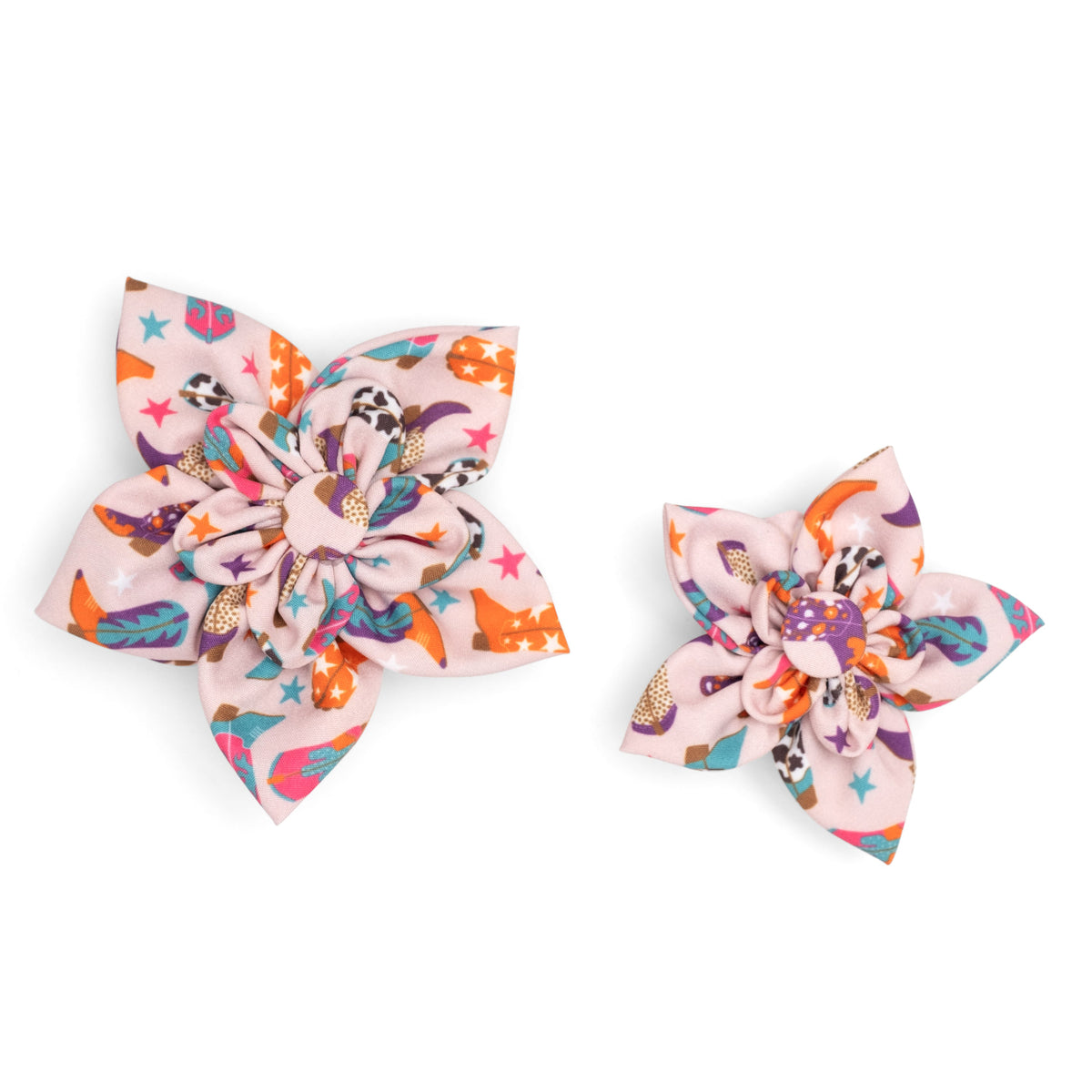 Wild Wild West Dog Flower – Polyester, Beige, Sizes S, L