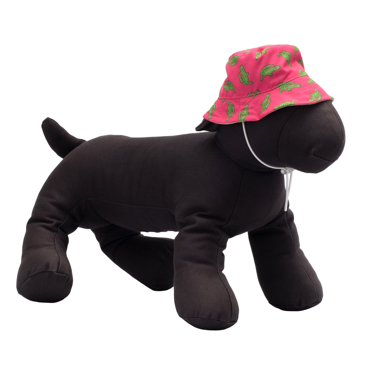 Alligators Bucket Dog Hat – Polyester, Blue & Pink, Sizes S–XL
