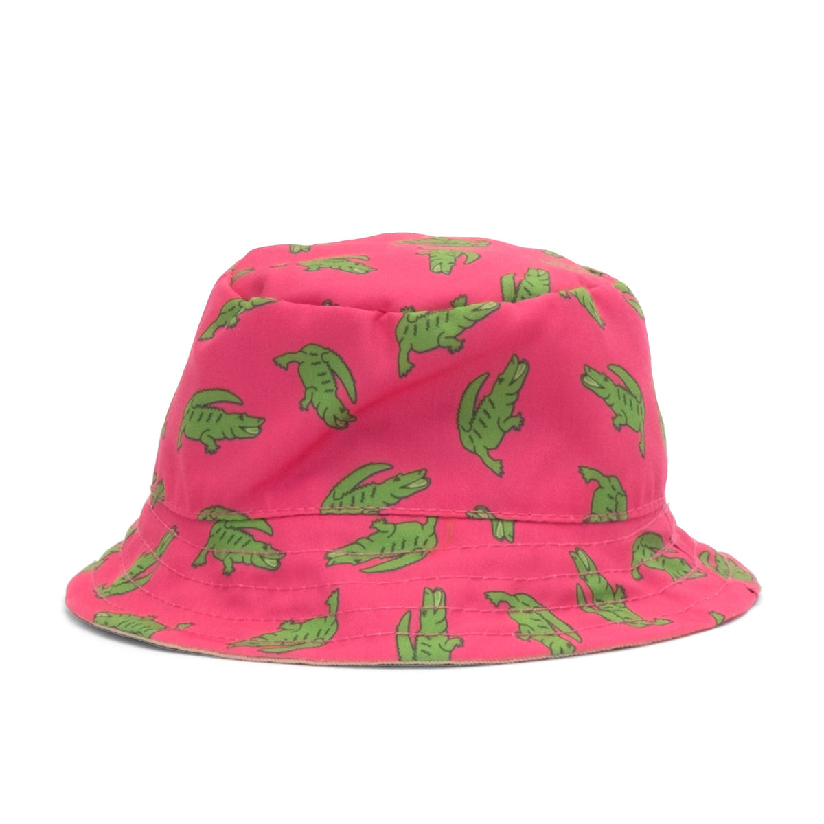 Alligators Bucket Dog Hat – Polyester, Blue & Pink, Sizes S–XL