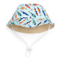 Gone Fishin' Bucket Dog Hat – Polyester, Blue, Sizes S–XL