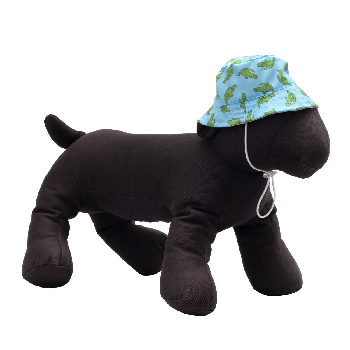 Alligators Bucket Dog Hat – Polyester, Blue & Pink, Sizes S–XL