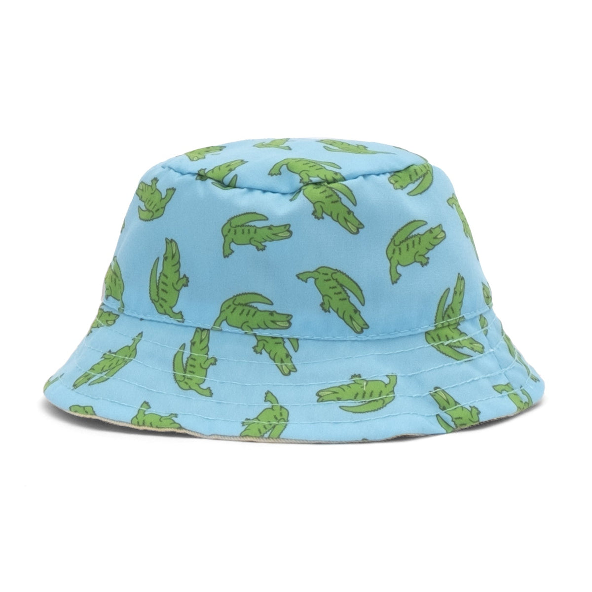 Alligators Bucket Dog Hat – Polyester, Blue & Pink, Sizes S–XL
