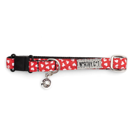 Be Mine Cat Collar – Red, Size One Size