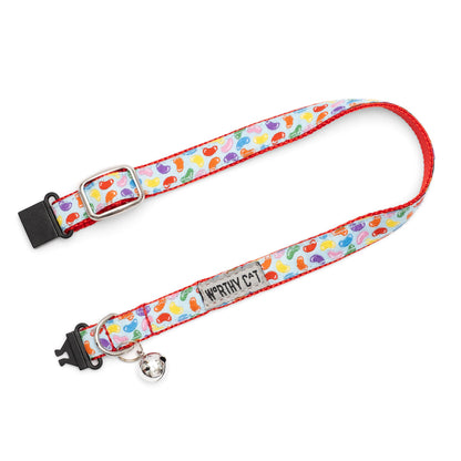 Jelly Beans Cat Collar – Blue, Size One Size