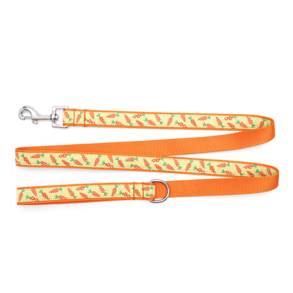 Crazy Carrots Dog Leash – Green, Sizes S, L