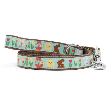 Hoppy Easter Dog Leash – Blue, Sizes S, L