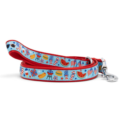 Independence Day Dog Leash – Blue, Sizes S, L