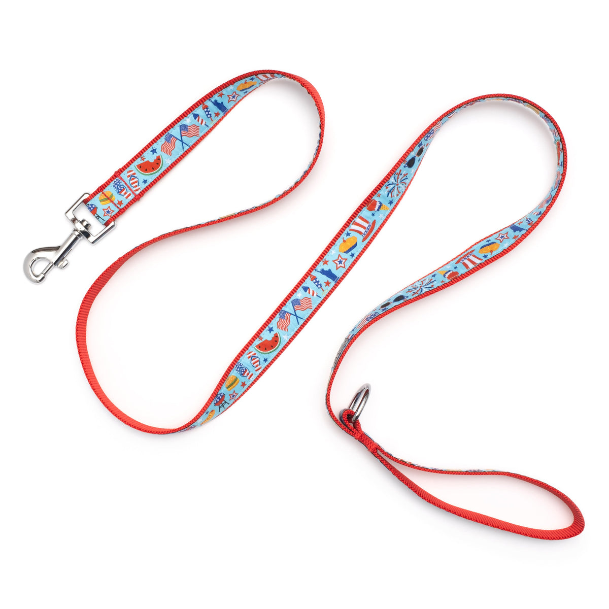 Independence Day Dog Leash – Blue, Sizes S, L
