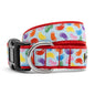 Blue Jelly Bean Dog Collar in blue, main product view