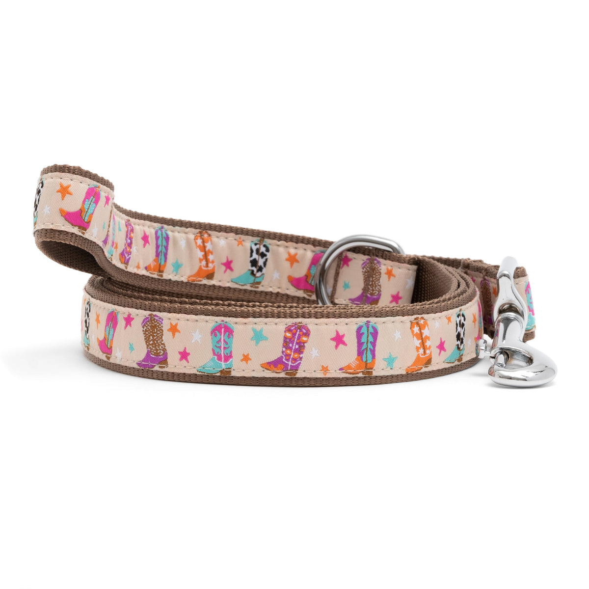 Wild Wild West Dog Leash – Beige, Sizes S, L