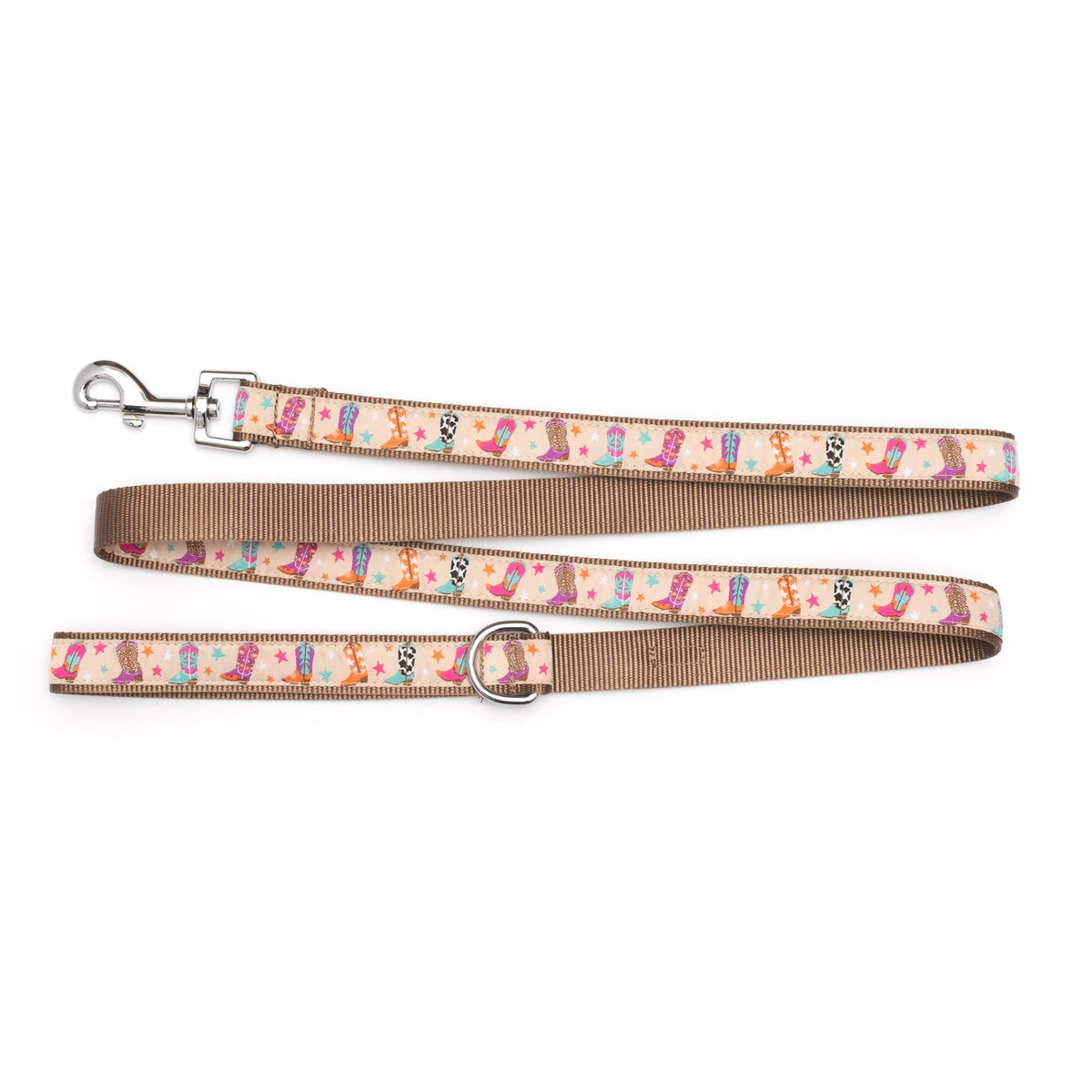 Wild Wild West Dog Leash – Beige, Sizes S, L
