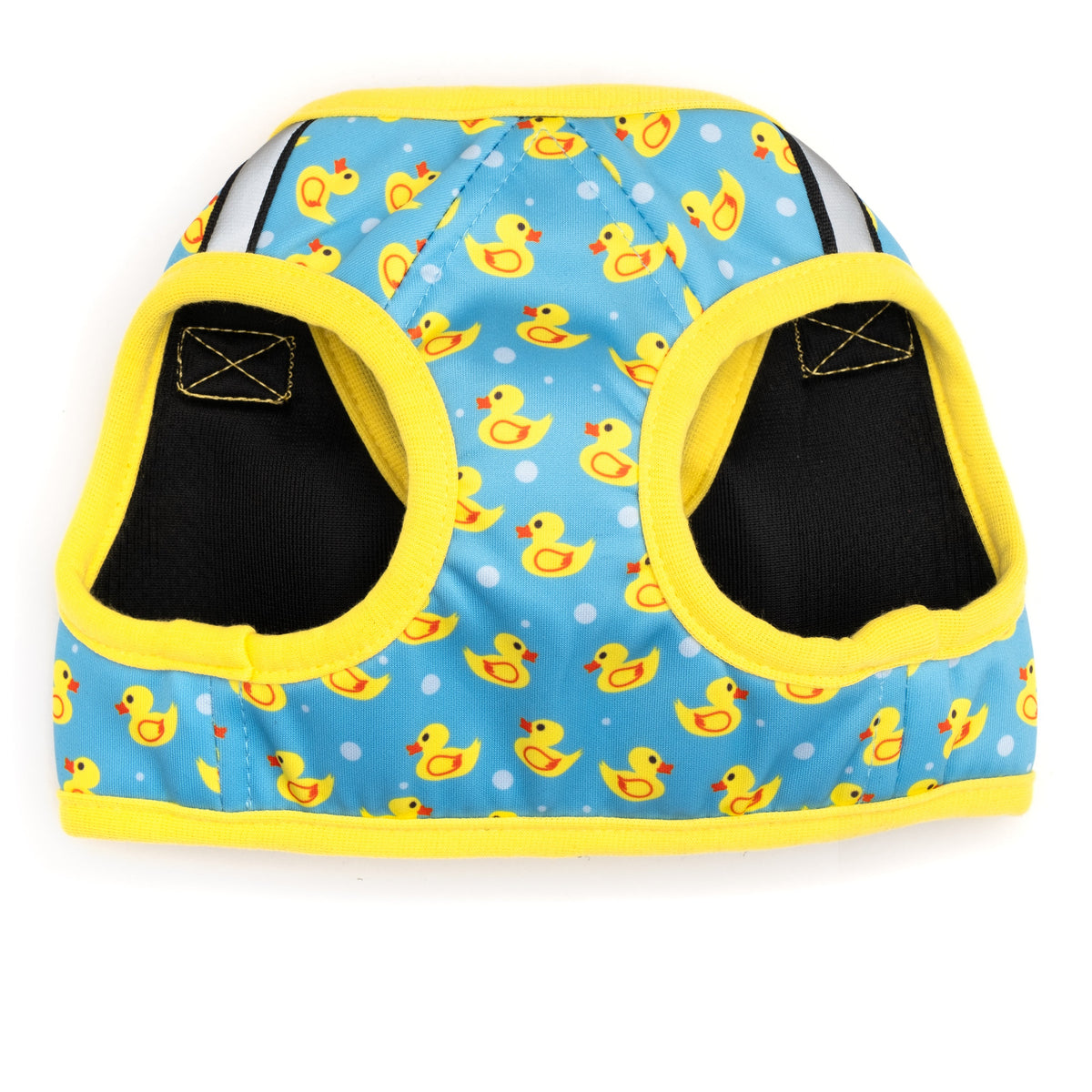 Blue Rubber Duck Step-In Dog Harness in blue/rubber duck, product view 2