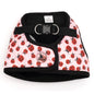Pink Ladybug Step-In Dog Harness in pink ladybugs, main product view