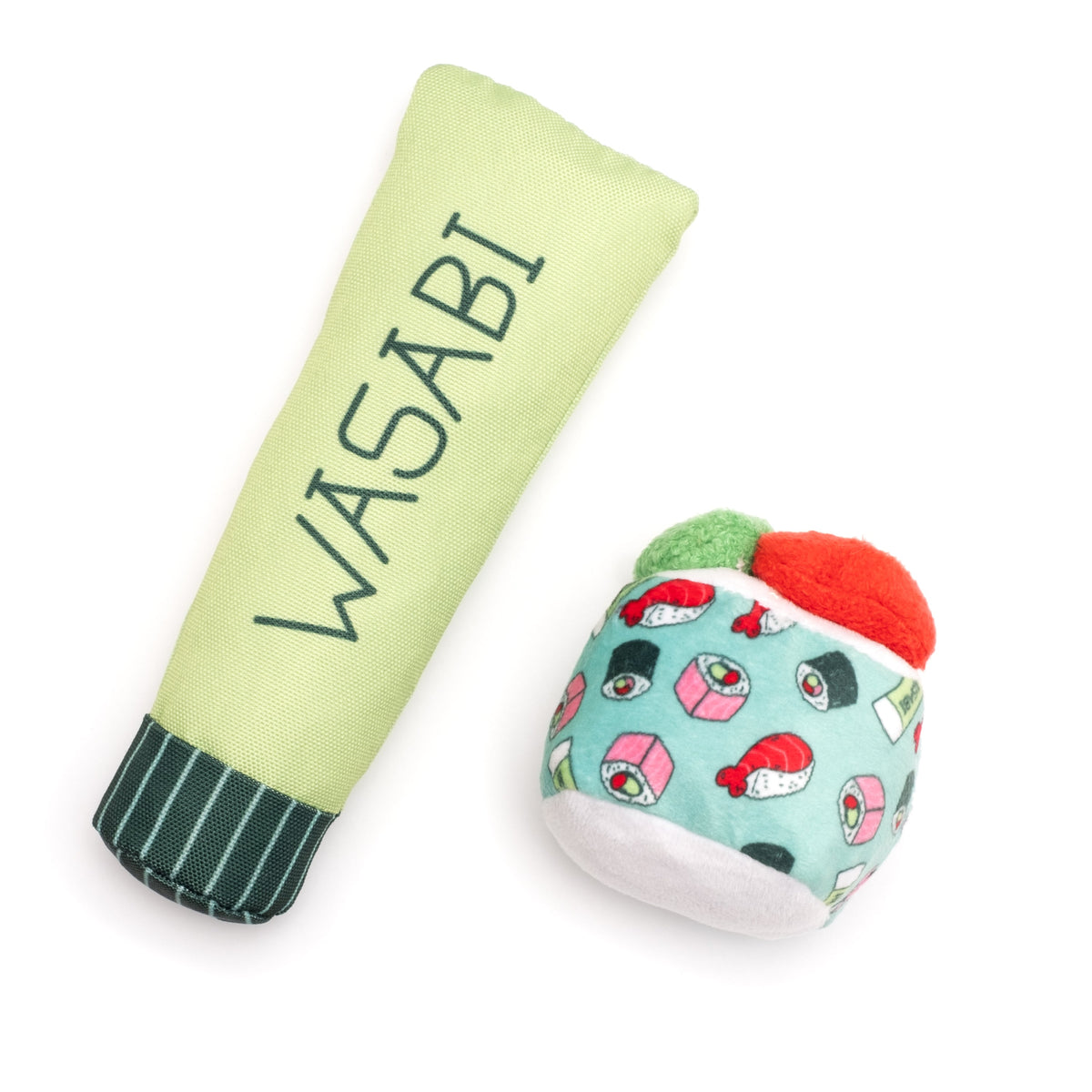 Sushi & Wasabi Catnip Toy Set, mint green, main product view