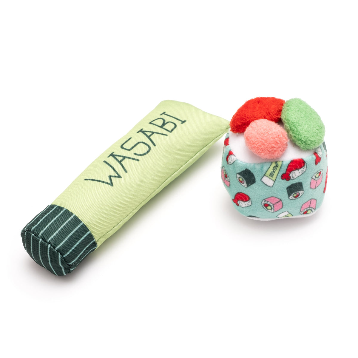 Sushi & Wasabi Catnip Toy Set, mint green, product view 2